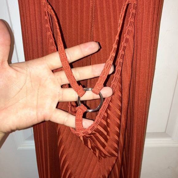 Orange O-Ring Cami Jumpsuit - Picture 4 of 6